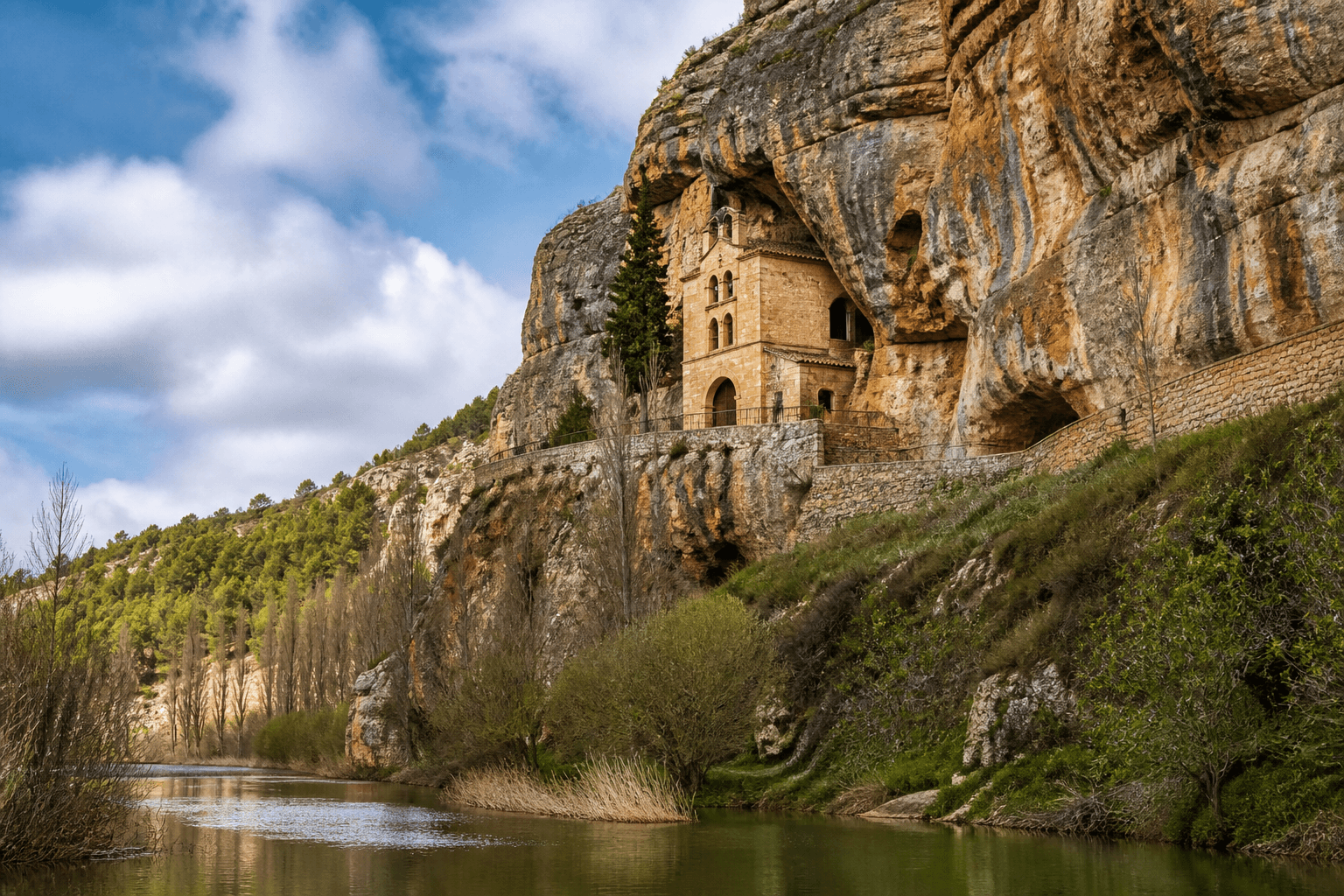 la ermita de San Saturio en Soria