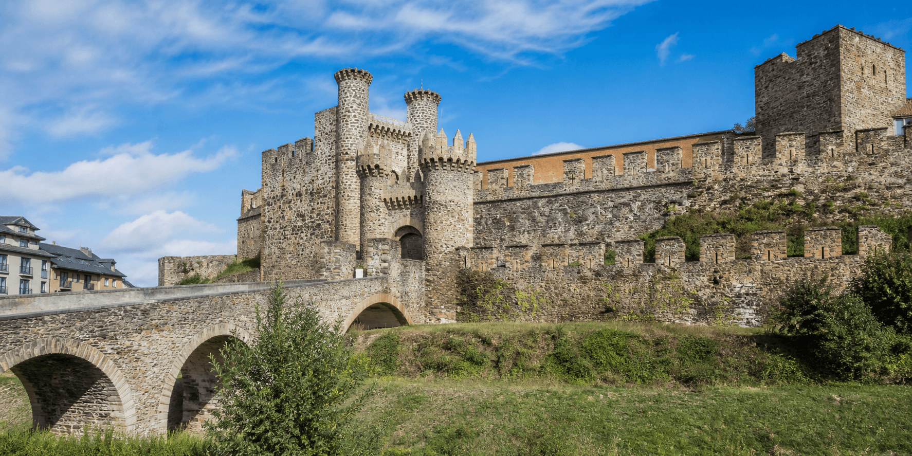 el Castillo de los Templarios en Ponferrada