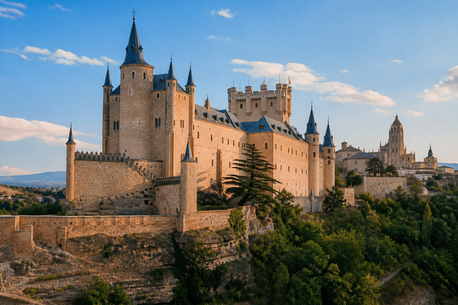 el Alcázar de Segovia en Segovia