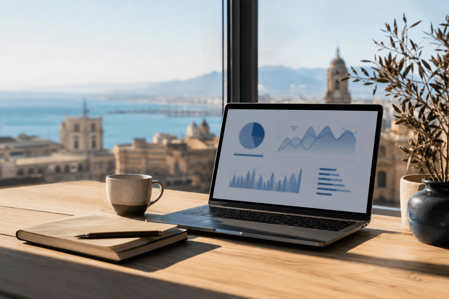 Espacio de trabajo para una estrategia digital en Málaga