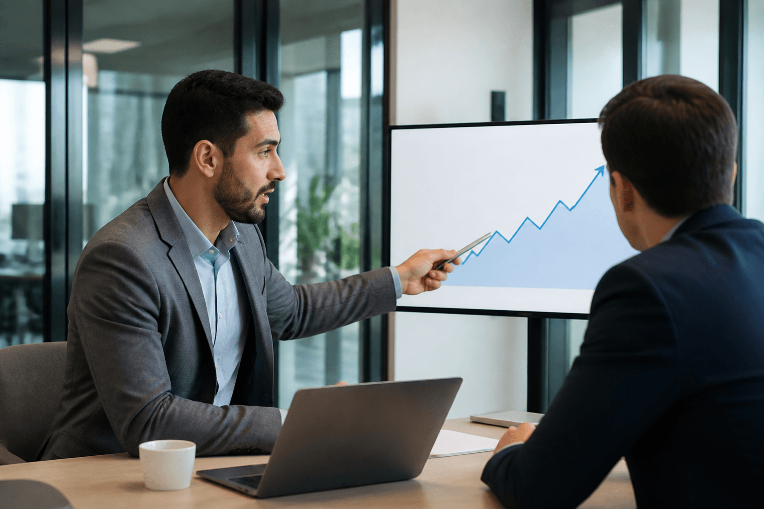 Equipo trabajando la captación digital de una empresa B2B